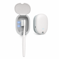 Stérilisateur UV portable intelligent rechargeable pour brosses à dents, mini boîte murale pour brosse à dents électrique