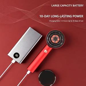 Brosse de massage du cuir chevelu étanche IPX7 à lumière rouge et bleue, 3 modes, applicateur d'huile liquide, peigne à double usage humide et sec, rechargeable par USB-C - Product Image 4