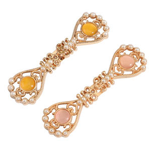 Dynastie Song Dynastie Ming Cheongsam Plaque Métallique Boucle Tendance Nationale Tang Costume Pipa Paire Bijia Nuage Épaule Châle Boutons - Product Image 4