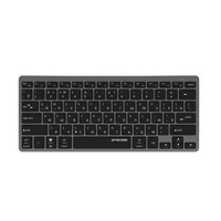 Clavier sans fil rechargeable AIKUN pour bureau et domicile - Interrupteur à ciseaux - Design ultra fin - Triple solution BT5.0 + 3.0 + 2.4G