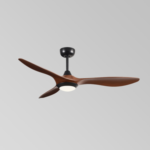 Directo de fábrica 6 velocidades alto CFM silencioso DC Motor moderno ventilador de techo con luces Control remoto, dormitorio sala de estar ventilador de techo - Product Image 1