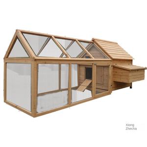 屋外多目的ウサギ小屋鳩小屋鶏小屋＆ケージ-大型巣デザインオールシーズン使用組み立て不要 - Product Image 1