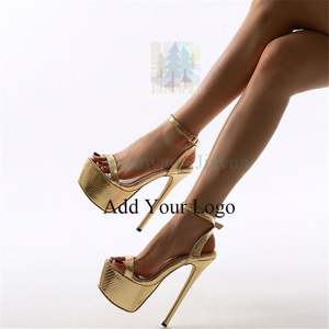 Vendita 2024 primavera e autunno nuovo odio cielo sandali tacchi alti da donna Pole Dance tacchi alti - Product Image 4