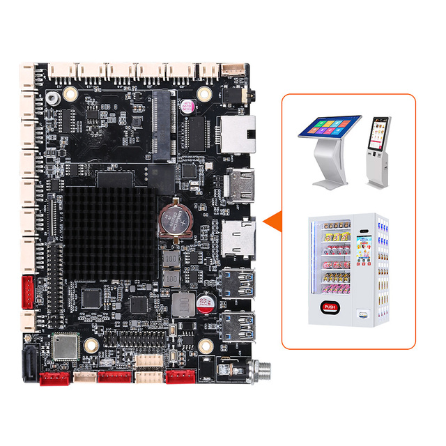 AI Motherboard 4K LVDS VGA Digital Signage LCD RK3568 Android Motherboard Embedded ARM Board