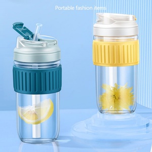 Botella de Agua Deportiva Personalizada con Logotipo, Libre de BPA, con Pajita, Tapa de un Toque y Asa de Transporte Suave - Product Image 3