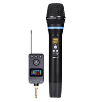 Microphone sans fil cardioïde anti-écho en métal Langsheng M50 pour réduction du bruit, portée 30-50m, garantie 1 an