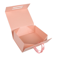 Caja de Regalo de Cartón de Lujo con Logotipo Personalizado para Cosméticos, Caja de Regalo Magnética Plegable con Cinta