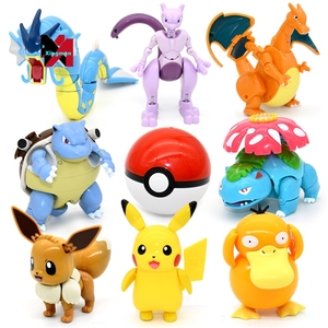 Poupée Pikach <span class=keywords><strong>Pokeball</strong></span> <span class=keywords><strong>Jouet</strong></span> pour enfants Cadeau Pokemoner Jouets déformés - Product Image 1