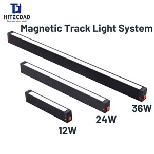 Système d'éclairage <span class=keywords><strong>sur</strong></span> <span class=keywords><strong>rail</strong></span> LED magnétique pour plafond de bureau ou boutique avec interrupteur intelligent Zigbee 30W 48V <span class=keywords><strong>rail</strong></span> 5mm - Product Image 5