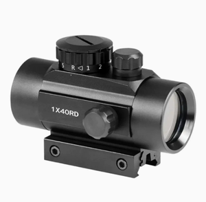 Mira telescópica de punto rojo y verde con aumento fijo, lente con revestimiento blanco y brillo ajustable para observación diaria en el campo al aire libre - Product Image 3