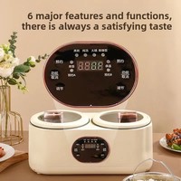 Cuisinière électrique multifonctionnelle à double cuve, marmite intelligente tout-en-un et cuiseur à riz pour la cuisine domestique