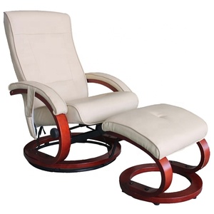 Venta directa de fábrica, silla de TV reclinable de <span class=keywords><strong>masaje</strong></span> <span class=keywords><strong>con</strong></span> Base de madera relajante <span class=keywords><strong>con</strong></span> reposapiés - Product Image 3