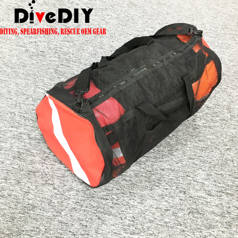 Sac De Plongée SUNGOOYUE - Sac Bandoulière Grande Capacité 100L En Maille PVC Résistant Pour Équipement De Plongée