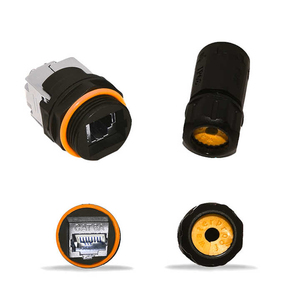 ขั้วต่อสายไฟ CAT6A RJ45กันน้ำ IP68ได้สำหรับโซลูชันกลางแจ้งกลางแจ้งผลิต<span class=keywords><strong>จ</strong></span>ากไนลอนที่อยู่อาศัยราคาจำนวนมาก - Product Image 2