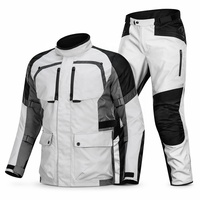 Ensemble veste et pantalon de moto intégral certifié CE niveau 2, imperméable, pour le tourisme, tenue de protection pour moto