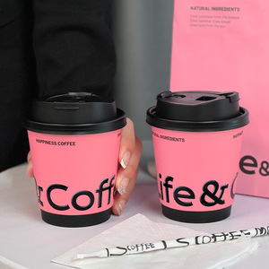 Tasse à café emballage en papier crème glacée jetable boîte kraft comestible écologique personnalisé biodégradable polystyrène manchon pour animaux de compagnie à paroi - Product Image 3