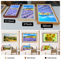 Grosir foto Digital 4K & bingkai Video dengan aplikasi pengendali jarak jauh pemutaran Video OS Android Wi-Fi 32/43/55 inci