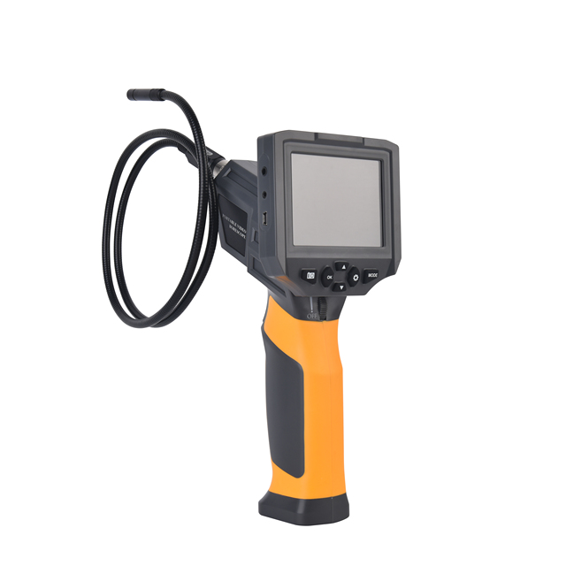HTI HT-660 LEDs Industrial Video Inspection Cars Mechanical Repairs Endoscope 8.5mm Camera Articulating Borescope 1M Tube Length