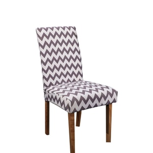 Housse de chaise moderne en fibre de polyester imprimée extensible, durable, anti-poussière, anti-huile, lavable en machine, universelle quatre saisons pour - Product Image 1