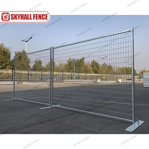 Canadá Valla temporal soldada Panel de malla de alambre soldado Sitio de construcción al aire libre Panel de valla temporal de Canadá independiente - Product Image 4