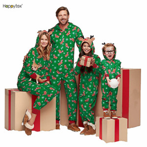 Conjuntos de Pijamas em Família para Meninos e Meninas com Estampa de Cervo e Neve, PJs de Natal para Família com Preço de Fábrica - Product Image 6