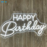 Lettres néon LED murales en acrylique personnalisées pour le dropshipping et la vente en gros, avec couleur RVB pour la décoration, forme OEM