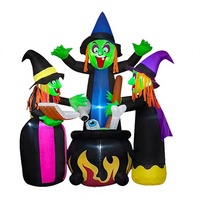 Décorations Gonflables en Tissu pour Halloween – Idéales pour Centres Commerciaux et Fêtes – Ambiance Extérieure Lumineuse avec Accessoires et Ornements Personnalisables – Emballage Sur Mesure
