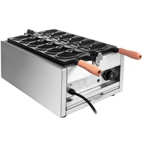 Machine à Taiyaki Électrique Commerciale Populaire, Température 0-300°C, Minuteur 0-5 Minutes, Gaufrier Poisson, Équipement de Cuisine pour Crème Glacée