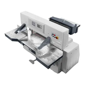 1370 Paper Cutting Machine Program Control Double Worm Wheel Double Guide Guillotine Paper Cutter Machine