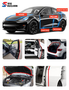 साउंडप्रूफ मल्टी-आकार बी-रबर कार दरवाजा वेदरस्ट्रिप स्व-चिपकने वाला वाटरप्रूफ - Product Image 6