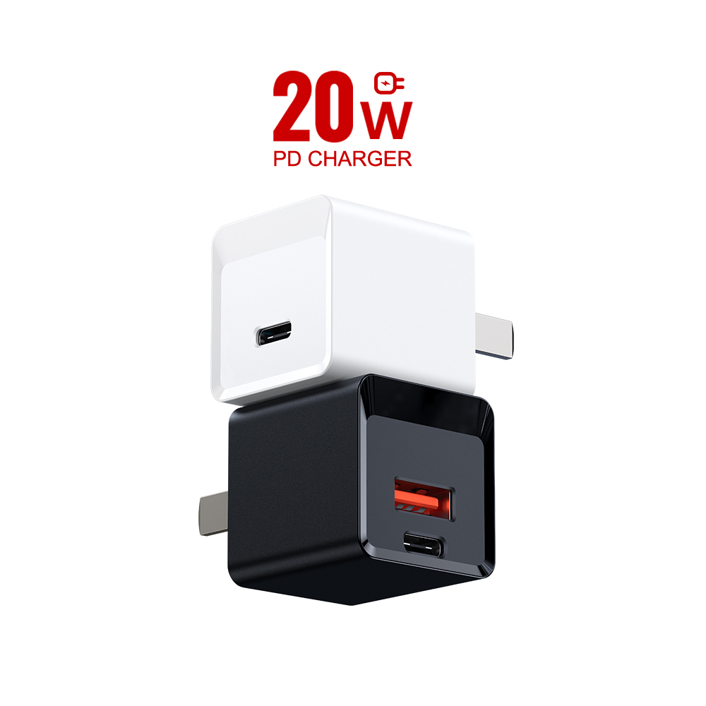 New 20W Efficient Mini Dual Outport Charger Fast Charger for Mobile Phone