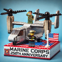 MOC World Camo Sous-marins Porte-avions Hors-bord Bateaux Scène de guerre Blocs de construction militaires Modèle Briques Kits Ensembles Idées