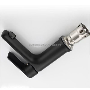 Grifo Monomando Moderno de Acero Inoxidable Negro con Válvula Cerámica para Calentador de Agua, Accesorios para Lavabo de Baño Exterior - Product Image 3