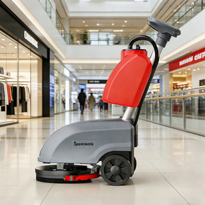 Machine de <span class=keywords><strong>nettoyage</strong></span> de sols industriels pour carreaux de céramique, autolaveuse électrique commerciale à conducteur marchant à pied - Product Image 1