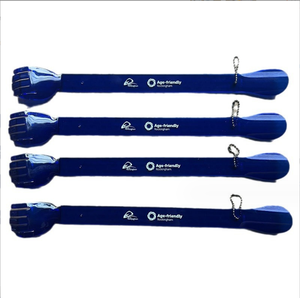Logotipo personalizado barato plástico longo volta <span class=keywords><strong>scratcher</strong></span> com calçadeira prática - Product Image 3