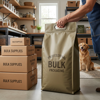 Sacs de nourriture pour chiens lyophilisés, imprimés par gravure personnalisée YOUYI, refermables, résistants à l'humidité, pour 1 kg de nourriture sèche pour chats