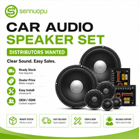 Snuopu 160W RMS Bass Subwoofer pour BMW Stéréos de voiture à simple ou double bobine sous siège avec sortie haute puissance