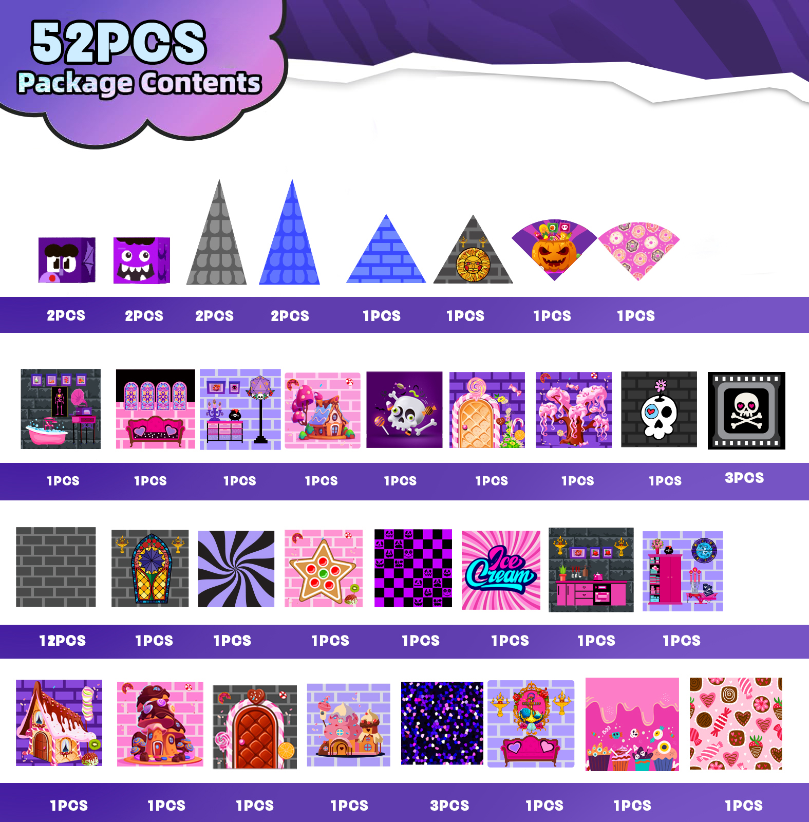 Château de rêve-52pcs