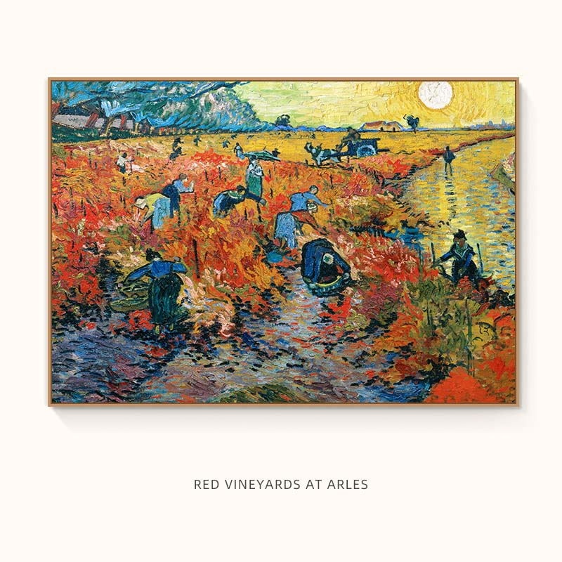 Vigneti rossi ad arles