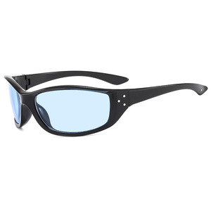 Lunettes de soleil de cyclisme Y2K tendance 2026 personnalisables avec logo, protection UV400, lunettes de sport irrégulières pour femmes et hommes - Product Image 4