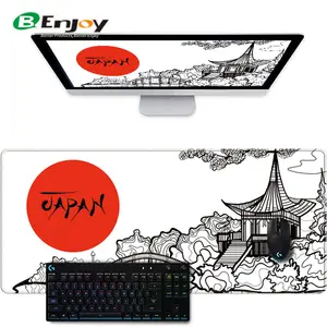 设计日本防水大型扩展游戏笔记本电脑键盘垫定制鼠标垫打印
