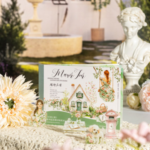 18 pcs/pack Manor Journey Series Manor Thème Aménagement Paysager Autocollant <span class=keywords><strong>Livre</strong></span> Botanique Manoir - Product Image 2