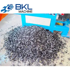 BKL เครื่องทำลายแบบเพลาเดียวสำหรับบดรีไซเคิลถุงพลาสติกขนาดใหญ่ก้อนอัดขึ้นรูปตัดของเสียออก