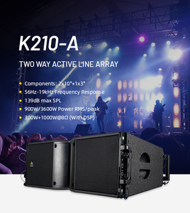 <span class=keywords><strong>L</strong></span>-Solution K210 Active Dual 10" Two-Way <span class=keywords><strong>Line</strong></span> <span class=keywords><strong>Array</strong></span> Speaker, Système audio professionnel pour concerts en direct, événements en plein air et tournées - Product Image 4