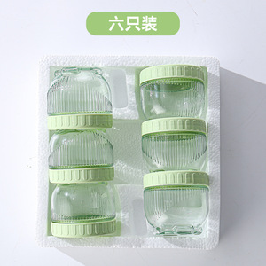 Offre Spéciale réfrigérateur cuisine stockage organisateur écologique céréales alimentaire stockage conteneur haute qualité garder frais café bocal en verre - Product Image 1