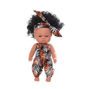 Vendita all'ingrosso nero realistico reborn bambole-Della fabbrica del commercio all'ingrosso Nero della pelle Realistica Africano Reborn Carino Realistico Morbido Silicone Bambole del bambino