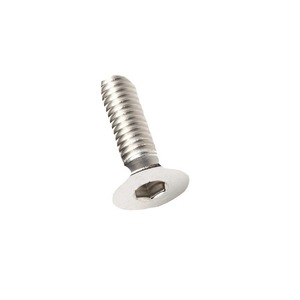 Tornillo de Cabeza Plana Hexagonal de Acero Inoxidable de 6 mm, Totalmente Roscado, Rosca Derecha, para Aplicaciones Metálicas en Exteriores - Product Image 5