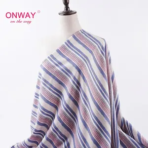 New Design Smooth Customized Dirac Somali Fabric Stripe Digital Printed Rayon Viscose Fabric For Dresses