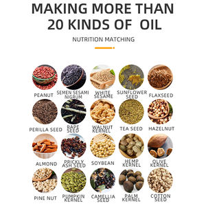 عصارة الزيوت الكهربائية بالضغط البارد والحار، ماكينة صنع زيت السمسم والخروع، آلة استخلاص الزيوت المنزلية - Product Image 2