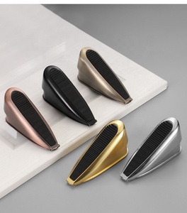 Butée <span class=keywords><strong>de</strong></span> <span class=keywords><strong>porte</strong></span> à ressort moderne anti-collision Support <span class=keywords><strong>de</strong></span> <span class=keywords><strong>cale</strong></span> <span class=keywords><strong>de</strong></span> <span class=keywords><strong>porte</strong></span> sans poinçon <span class=keywords><strong>Porte</strong></span> mobile coupe-vent en caoutchouc noir épaissi antidérapant - Product Image 6